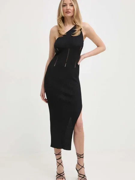 TWINSET Kötött ruha fekete
