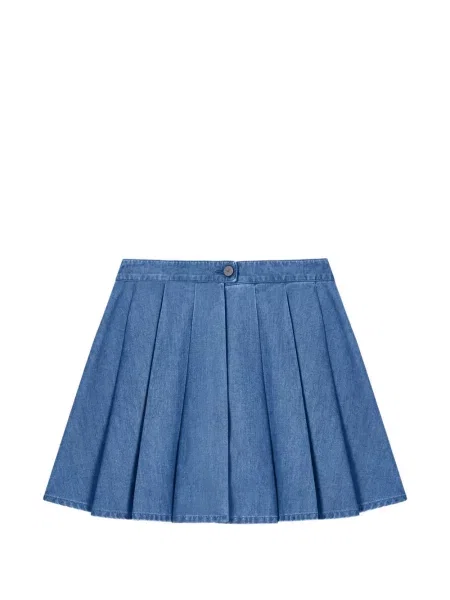 Pantaloni scurți din denim Emporio Armani albastru
