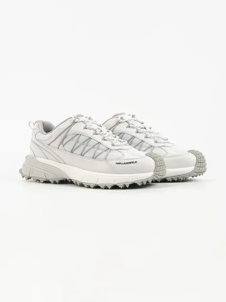Sneakersy KARL LAGERFELD Orion Trail Krémová biela