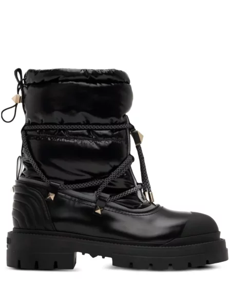 Botine Valentino Garavani din piele negru