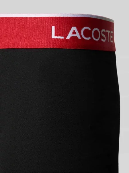 Obcisłe bokserki z mieszanka bawełny w Lacoste czarne
