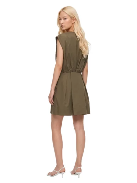 Rochie mini Simkhai cu decolteu în V verde