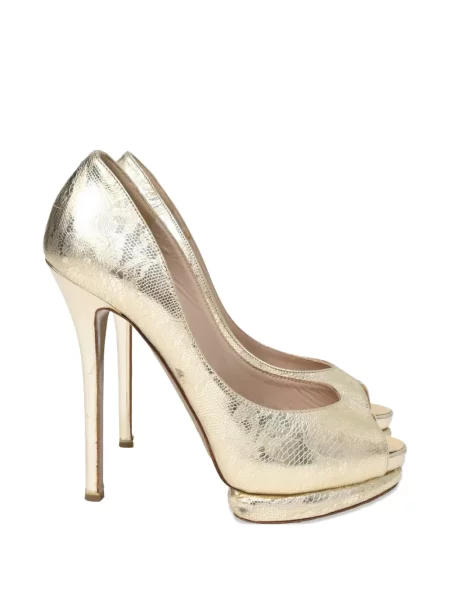 Pantofi cu toc Nicholas Kirkwood din dantelă