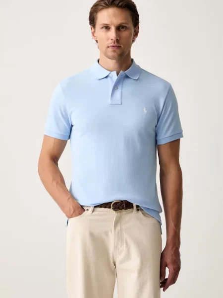 Polo Ralph Lauren Tričko svetlomodrá modrá