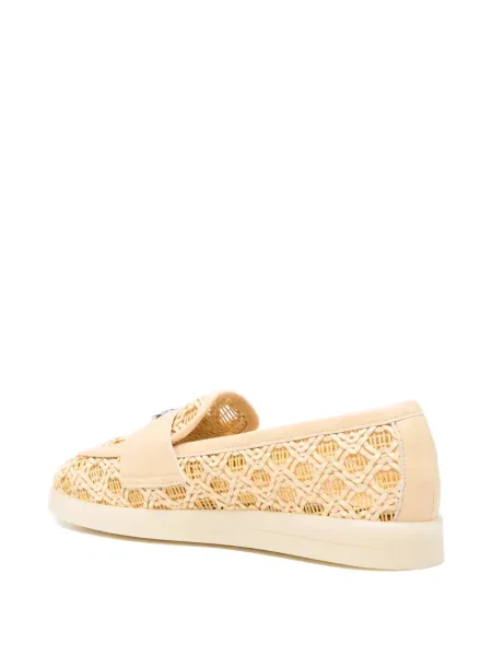 Pantofi loafer Casadei cu autograf