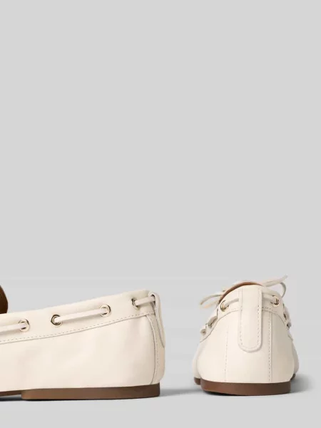 Mokasyny Tommy Hilfiger skórzane beżowe