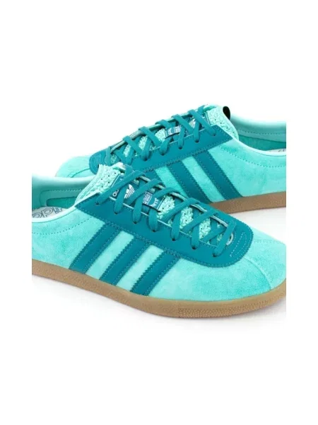 Sneakersy Adidas Originals skórzane zielone