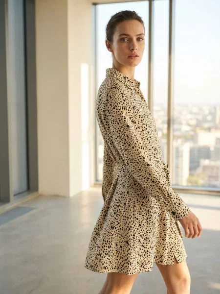 Мінісукня з візерунком різнобарвний