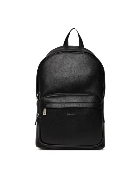 Σακίδιο πλάτης Calvin Klein Raised Round Backpack Black Universal μαύρο