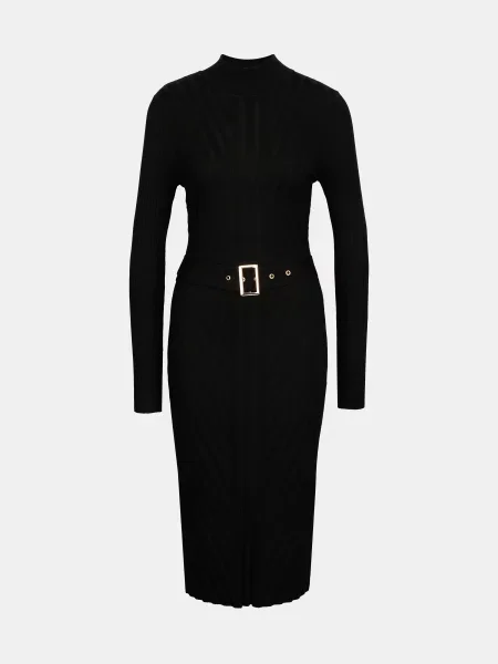 Obleka midi obleka Orsay nad koleni črna