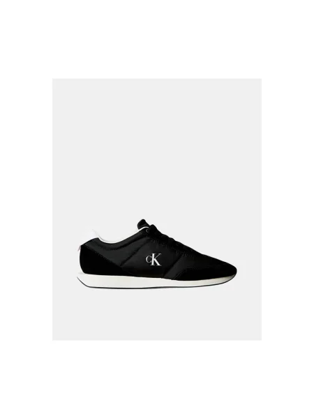 Férfi cipők Calvin Klein Retro Runner Essential MIX MAT black/bright white. Méret: 46 EU fehér