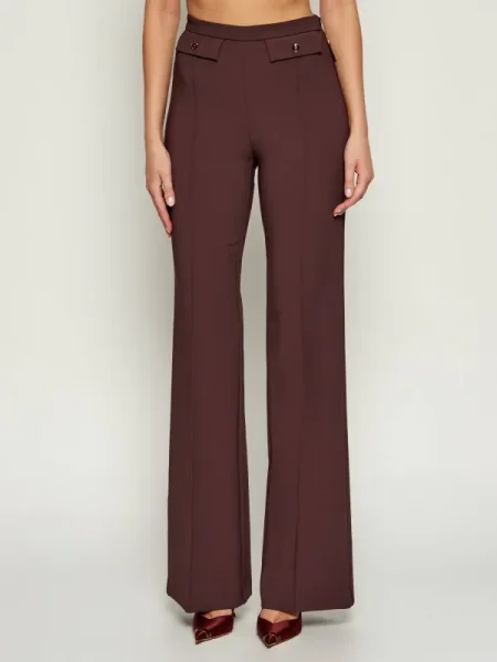 Elisabetta Franchi Pantaloni | Relaxed fit bordo