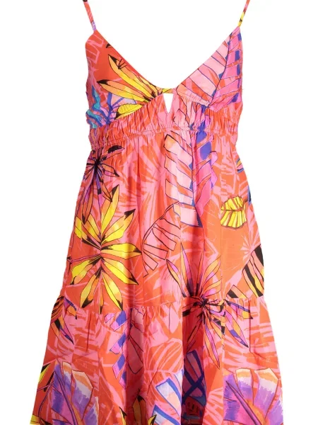 Rochie mini Desigual scurtă de costum alb