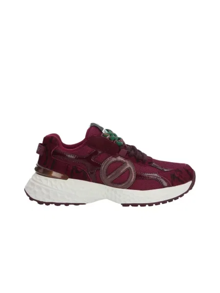 Sneakersy No Name zamszowe czerwone