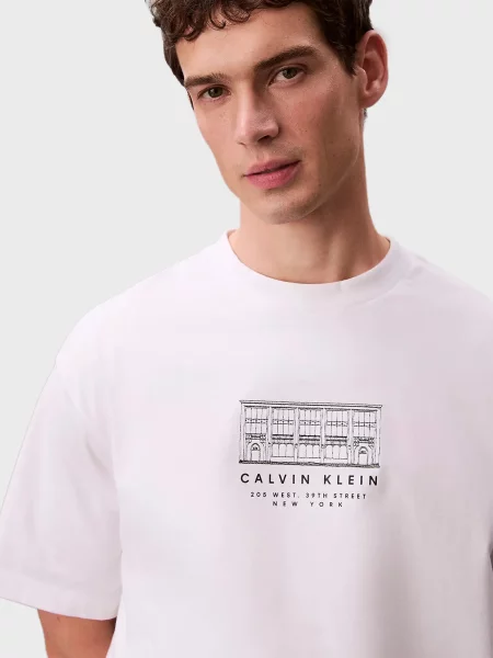 Футболка Calvin Klein Jeans біла