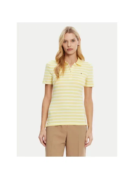 Tommy Hilfiger Polo marškinėliai geltona