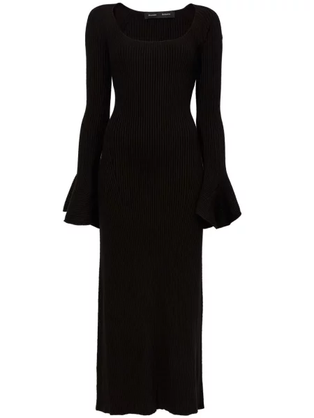 Rochie Proenza Schouler tricotate de costum negru