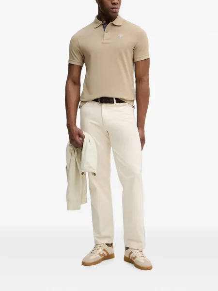 Tricou polo Barbour cu autograf