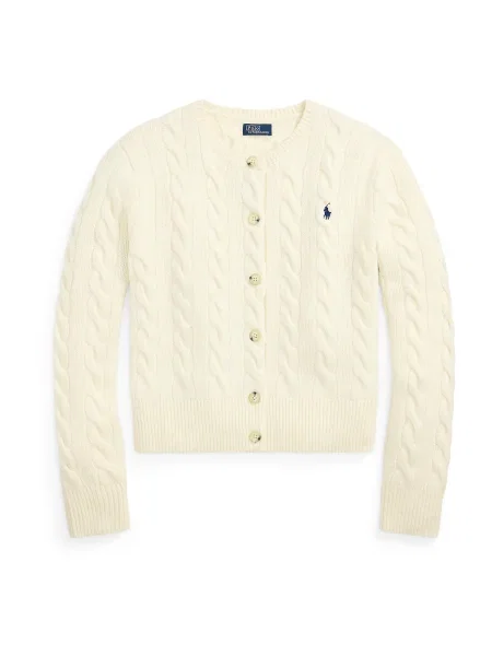 Geacă Polo Ralph Lauren de lână alb