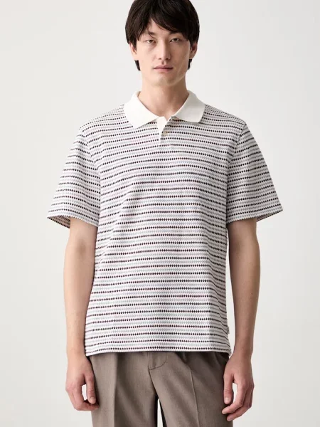 Tricou polo Les Deux bej