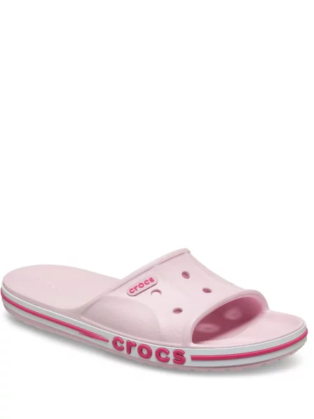 Шлепанцы Crocs розовые