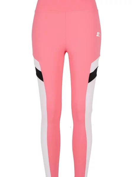 Starter Black Label Sportovní kalhoty pink / černá bílá