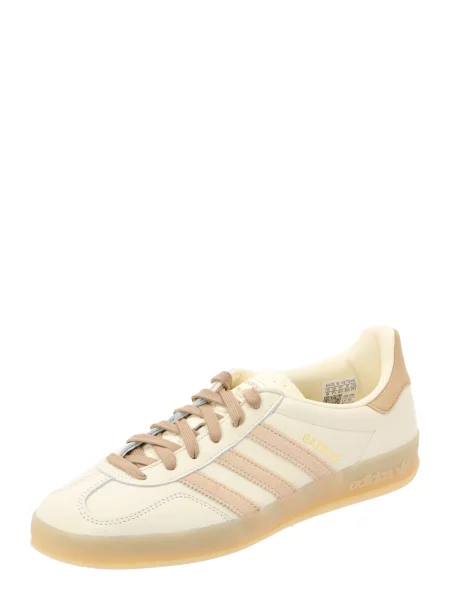 ADIDAS ORIGINALS Nízke tenisky GAZELLE ťavej srsti / ako vlna biela