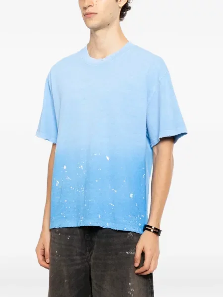 Tricou Pale Cloud cu imagine albastru
