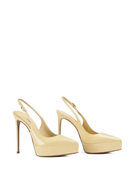Pantofi cu toc Le Silla slingback galben