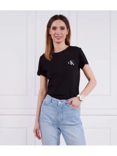 CALVIN KLEIN JEANS Tricou MONOGRAM negru