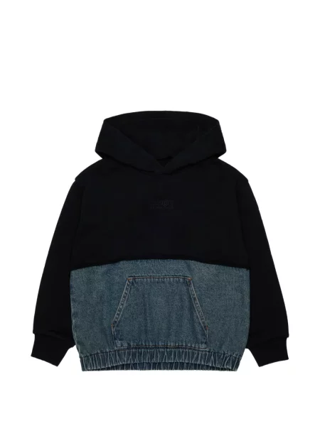 Bluza z kapturem dziecięca Mm6 Maison Margiela czarna