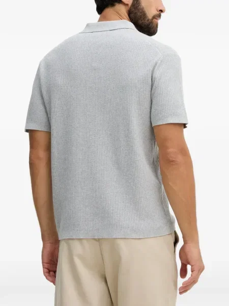 Polo Michael Kors tricotate cu nervuri gri
