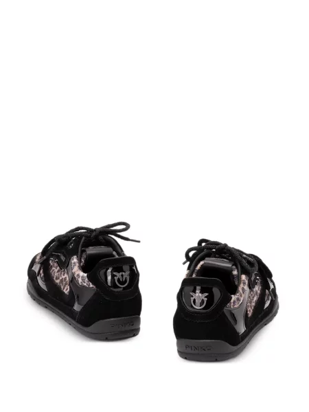 Sneakerși Pinko cu imagine cu model leopard negru