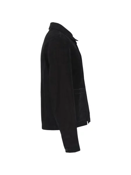 Geacă Tom Ford din piele de căprioară negru