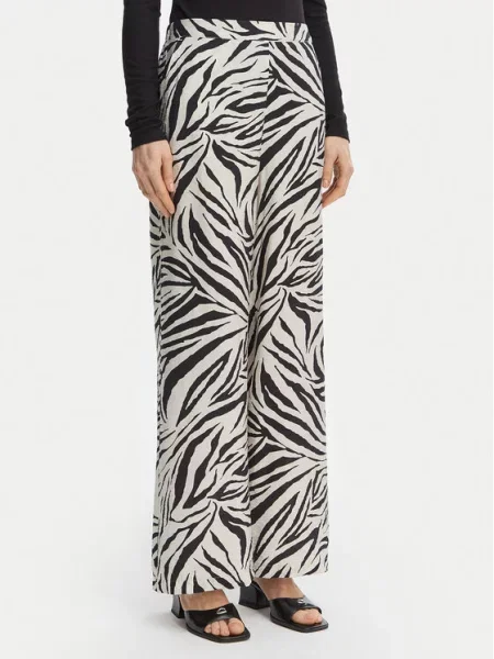 Vero Moda Παντελόνι υφασμάτινο Josie Wide Leg μπεζ