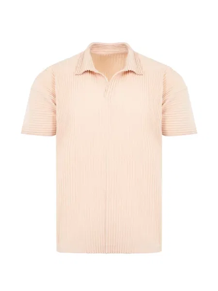 Gulerat tricou polo Homme Plisse Issey Miyake roz