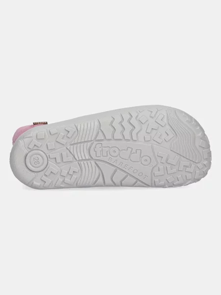 Froddo gyerek bőr téli cipő BAREFOOT TEX TRACK WOOL rózsaszín
