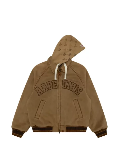 Geacă Aape By A Bathing Ape cu glugă cu aplicații