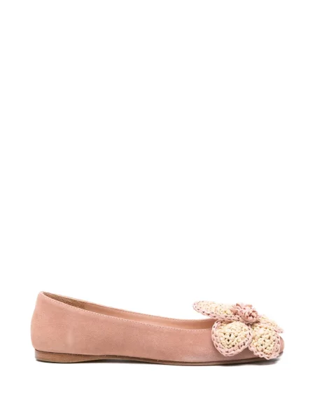 Balerini Paloma Barcelo cu model floral roz