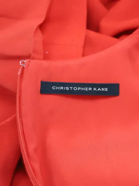 Rochie mini Christopher Kane de cristal de costum roșu