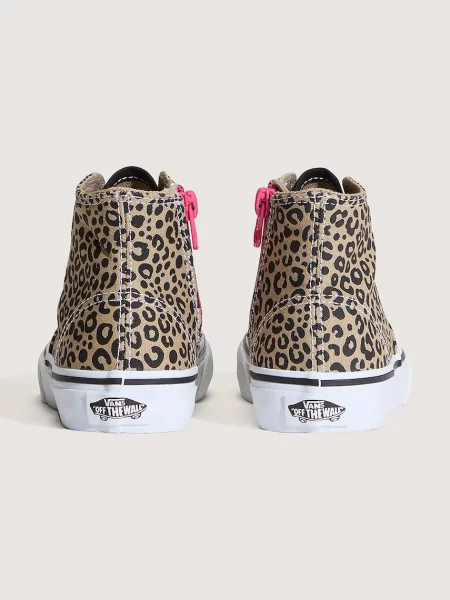 Vans Authentic Hi Zip високи кецове за деца кафяво
