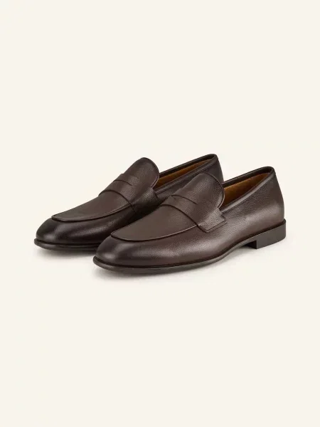 Ferragamo Mokasíny Typu Penny tmavě hnědá