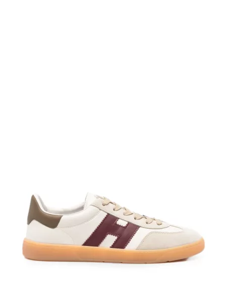 Sneakerși Hogan cu șireturi din dantelă cu autograf