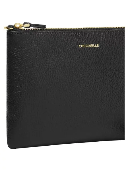 Coccinelle crossbody kabelka dámska kožená čierna