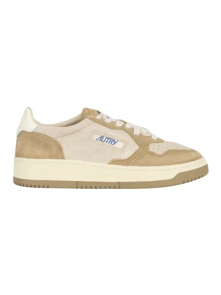 Sneakersy Autry brązowe