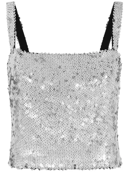 Flitteres levágott felső Dolce & Gabbana