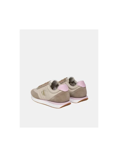 Tenisky Calvin Klein Retro Runner Lace Up MG chateu/taupe/fragrant lilac béžové