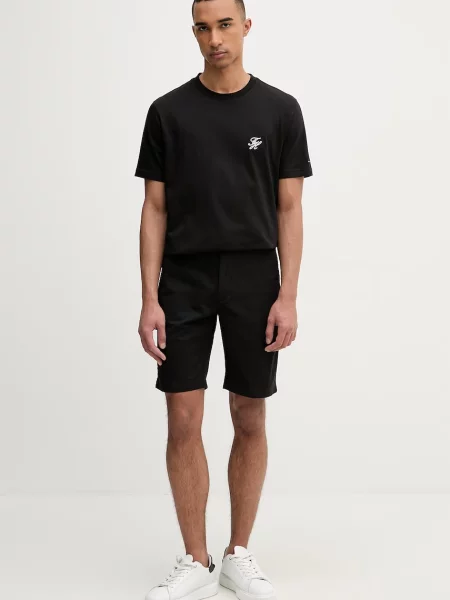 Tommy Hilfiger tricou basic pentru bărbați din SUMMER negru