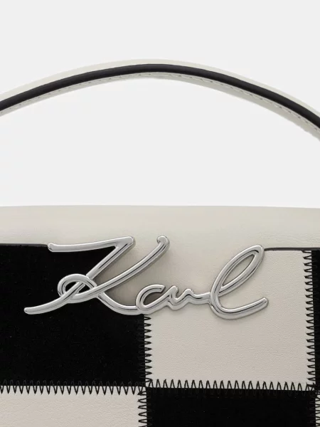 Кожаная сумка через плечо Karl Lagerfeld