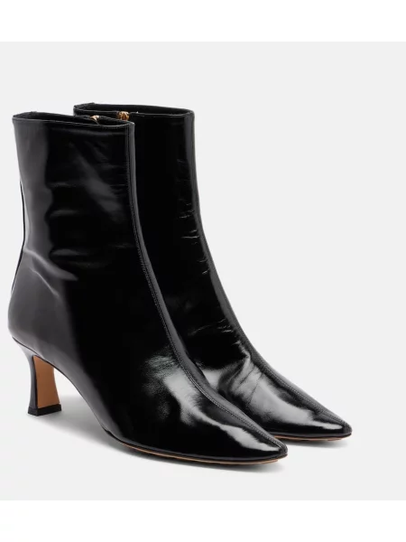 Cizme scurte Bottega Veneta din piele negru